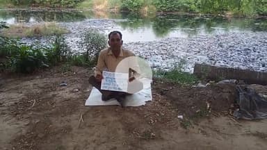 महिला थाने और सम्राट पृथ्वीराज डिग्री कॉलेज के सामने नाले के निर्माण हेतु सुभाष चंद कश्यप का धरना 20 जून 25