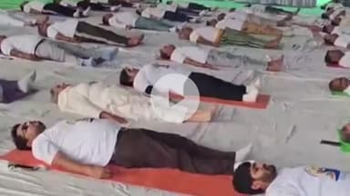 करनाल: नई अनाज मंडी में अंतर्राष्ट्रीय योग दिवस पर जिला स्तरीय कार्यक्रम का आयोजन