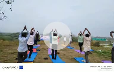 खबर औरैया से 11वा अंतर्राष्ट्रीय योग दिवस नगर वन में किया गया आयोजित साक्षी शुक्ला