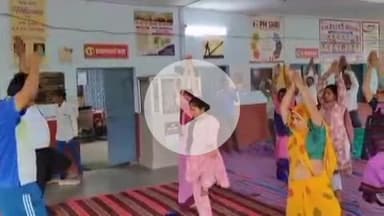 बारां: अंतर्राष्ट्रीय योग दिवस के मौके पर कोयला मियाडा, माथना, तिसाया, रैबारपूरा आदि स्कूलों में किया सामूहिक योग