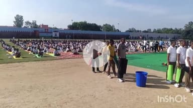 बरेली: बरेली रिजर्व पुलिस लाइन में 11वां अंतर्राष्ट्रीय योग दिवस का आयोजन, तमाम पुलिस अधिकारी रहे मौजूद