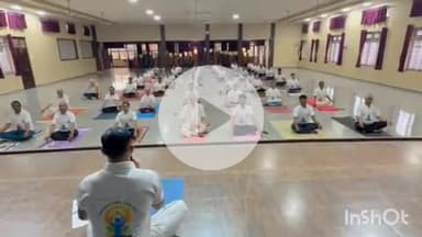 ಶಿರಸಿ: ಟಿಆರ್.ಸಿ. ಸಭಾಭವನದಲ್ಲಿ ಅಂತರಾಷ್ಟ್ರೀಯ ಯೋಗ ದಿನಾಚರಣೆ : ಸಂಸದ ಕಾಗೇರಿ ಭಾಗಿ