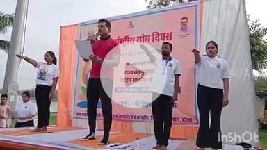दौसा: योग दिवस के अवसर पर जिला प्रभारी मंत्री राज्य वर्धन सिंह राठौड़ ने योग और मतदान की दिलाई शपथ, पौधारोपण भी किया