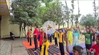 आरा: आरा में 'अंतर्राष्ट्रीय योग दिवस' पर आज 'शान्ति स्मृति' सम्भावना आवासीय उच्च विद्यालय में कार्यक्रम आयोजित