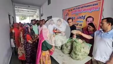 टोंक: जिला मुख्यालय पर पूर्व सांसद सुखबीर सिंह जौनापुरिया ने सांसद रसोई में निर्मित भोजन के पैकेट जरूरतमंदों को बांटे