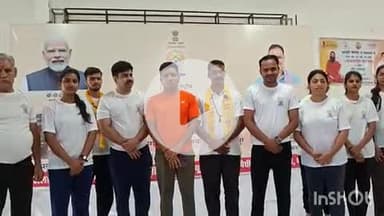 धौलपुर: परशुराम धर्मशाला में मनाया गया 11वां अन्तर्राष्ट्रीय योग दिवस