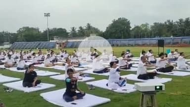 ଜଟଣୀ: ଖୋର୍ଦ୍ଧା ରୋଡ ରେଲୱେ ଷ୍ଟାଡିୟମରେ ଆନ୍ତର୍ଜାତୀୟ ଯୋଗ ଦିବସ ପାଳିତ