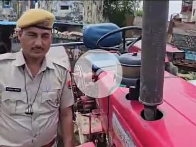 निवाई: बरौनी पुलिस ने गश्त के दौरान सोहेला रोड से अवैध चेजा पत्थरों से भरा वाहन किया ज़ब्त