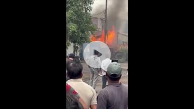 इंदौर: भंवरकुआ क्षेत्र के ट्रांसपोर्ट नगर में डीजल टैंकर में लगी आग, कुछ और वाहन भी चपेट में आए, वीडियो वायरल