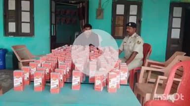 पतरघट: पस्तपार पुलिस ने किशनपुर चौक से गुप्त सूचना पर भारी मात्रा में अंग्रेजी शराब बरामद की