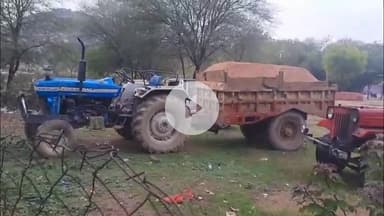 चंदला: चंदला में रेत से भरी दो ट्रैक्टर-ट्रॉलियां ज़ब्त, अवैध परिवहन करने वालों में हड़कंप