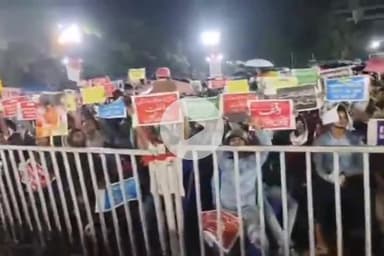 ओरमांझी: रांची के बरियातू पहाड़ी मैदान में वक्फ संशोधन कानून के विरोध में विशाल जनसभा का आयोजन