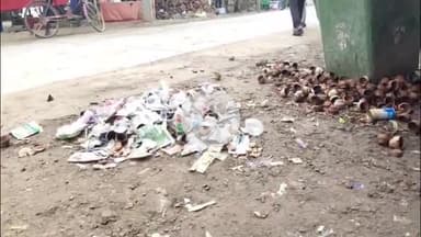 जौनपुर: कजगांव नगर पंचायत में लगा कूड़े का ढेर, लोग परेशान #jansamasya