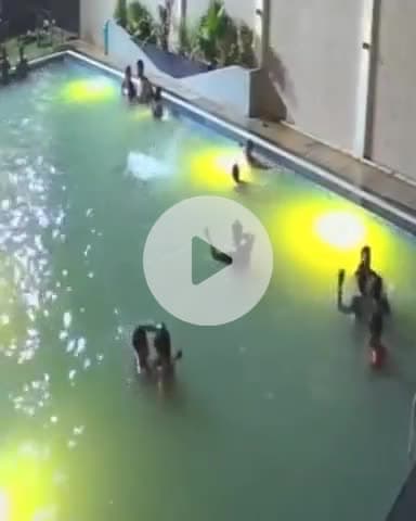 कानपुर: चकेरी के सनिगवां में पूल पार्टी में नहाने के दौरान युवक की डूबने से हुई मौत, वीडियो आया सामने