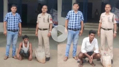 पुसौर: पुसौर पुलिस ने 13 लीटर कच्ची महुआ शराब के साथ दो आरोपियों को अलग-अलग जगह से किया गिरफ्तार