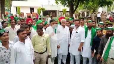 बरेली: सेठ दामोदर स्वरूप पार्क में एकत्रित होकर भारतीय किसान यूनियन अराजनैतिक ने अपनी मांगों को लेकर मंडल आयुक्त को ज्ञापन दिया