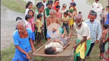 सोनाहातु: सोनाहातु-सावडीह गांव में वज्रपात से दो महिलाओं और एक भैंसे की मौत