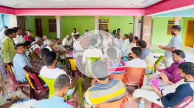 आज़मनगर: आज़मनगर: महेशपुर में माई बहिन मान योजना को लेकर विशेष बैठक आयोजित, कई नेता रहे मौजूद