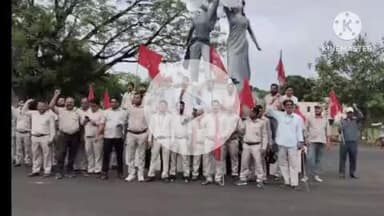 हुज़ूर: भेल की 2000 एकड़ जमीन लेने की तैयारी का अधिकार-कर्मचारी कर रहे विरोध