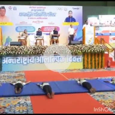 देहरादून: सीएम धामी ने अंतर्राष्ट्रीय ओलंपिक दिवस पर आयोजित कार्यक्रम में की शिरकत