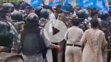 हुज़ूर: रीवा: अवधेश प्रताप सिंह विश्वविद्यालय में छात्र संगठन NSUI का घेराव