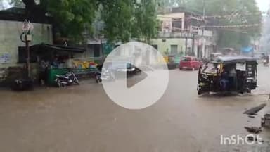 श्योपुर: ज़िले में लगातार बारिश से जनजीवन हुआ अस्त-व्यस्त; मुख्य बाजार में दुकानों में भरा पानी, नगर पालिका के दावों की खुली पोल