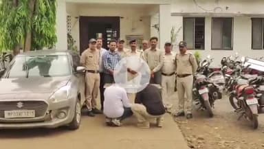 इछावर: जावर थाना पुलिस ने दो बदमाशों को देसी पिस्टल व जिंदा कारतूस के साथ किया गिरफ्तार