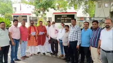 बरेली: राष्ट्रीय जागरण उद्योग व्यापार मंडल ने नवाबगंज में व्यापारी नेता से मारपीट मामले में एडीजी को ज्ञापन दिया