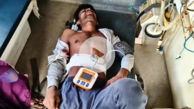 साहेबपुर कमाल: साहेबपुरकमाल वार्ड संख्या 2 में एक युवक को गोली मारी गई