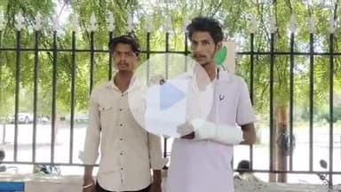 झांसी: ग्राम भोजला निवासी दो युवकों को दबंगों ने पीटा, एक युवक का हाथ टूटा, पीड़ित ने एसएसपी को दिया शिकायत पत्र