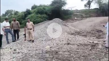 अंबड: उपविभागीय अधिकारी प्रभारी विजय चव्हाण यांनी केली मंगळ व मुद्रे गाव येथील गोदावरी नदी पात्रात वाळूची पाहणी