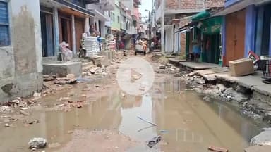 रहुई: नगर पंचायत रहुई के स्वर्ग बाजार वार्ड 6 व 7 में नल-जल का पाइप फटने से पानी की किल्लत