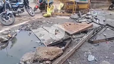 अजमेर: सोनी जी की नसिया के पास खोदे गए नाले के बाद आमजन और दुकानदार हो रहे परेशान एक तरफ से रास्ता हुआ बंद। #jansamasya