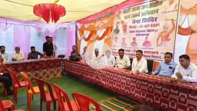 बटियागढ़: ग्राम सिंगपुर में मेगा शिविर का हुआ आयोजन, SDM व तहसीलदार रहे मौजूद