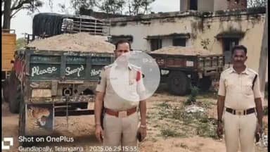 గుండ్లపల్లి: అక్రమంగా ఇసుకరు తరలిస్తున్న రెండు ట్రాక్టర్లను అదుపులోకి తీసుకొని కేసు నమోదు చేసిన డిండి పోలీసులు