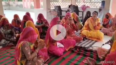 बीदासर: गोपालपुरा में बुढ़िया बालाजी की जोत एवं अखंड कीर्तन कर बरसात के लिए की गई अरदास