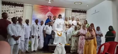 पोरसा: गांधीनगर आश्रम में ब्रह्माकुमारी संस्थान ने प्रथम प्रशासिका मातेश्वरी जगदंबा का 50वां पुण्य स्मृति दिवस मनाया