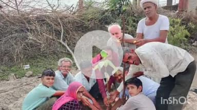 आहोर: नवग्रह शनिचर धाम पर किया गया पौधारोपण