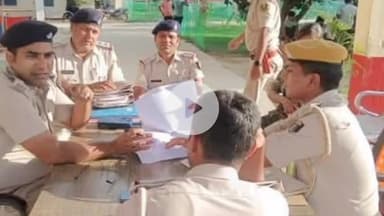 कहरा: सोनवर्षा राज थाना का एसडीपीओ ने किया निरीक्षण