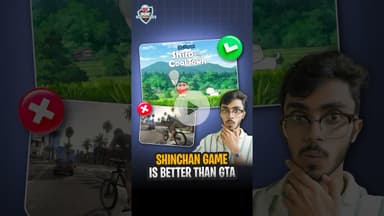 This Shinchan game is better than GTA😳 #shinchan #shinchangta5 #gta #shinchangame #office #anime