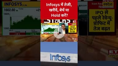 Infosys शेयर में तेजी, क्या ये फ्रेश एंट्री का सही समय? #shorts #infosys #stockmarket #etnowswadesh