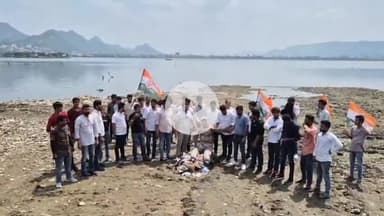 अजमेर: यूथ कांग्रेस ने चौपाटी पर अनोखे तरीके से किया विरोध प्रदर्शन, मुख्यमंत्री भजनलाल शर्मा का फूका पुतला