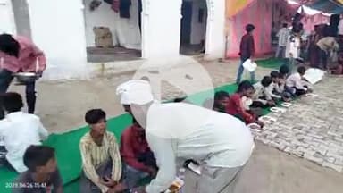#पलेरा:- घूरा गांव में श्री १०८ श्री चौड़ा सरकार हनुमान मंदिर पर किया गया विशाल भंडारे का आयोजन