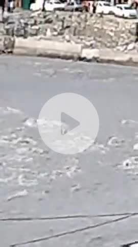 सैंज नदी ने एक बार फिर से अपना रुद्र रूप दिखाया।@