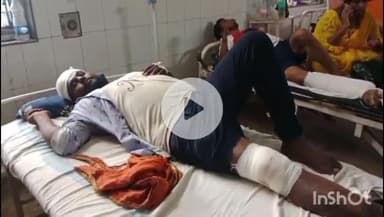 कटनी नगर: सुर्खी टैंक इलाके में तेज रफ्तार ट्रक ने ऑटो को मारी टक्कर, ऑटो चालक घायल, कटनी जिला अस्पताल में भर्ती