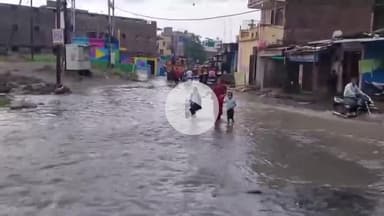 इंदौर: मानसून की पहली जोरदार बारिश से खुली नगर निगम की पोल, कई क्षेत्रों में जलभराव, वीडियो वायरल