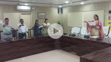 अमरोहा: अमरोहा के डीएम ने कलेक्ट्रेट में नशा मुक्त भारत अभियान पखवाड़े के अंतर्गत दिलाई शपथ