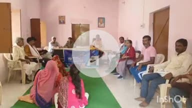 श्योपुर: पच्चीपुरा में धरती आभा अभियान शिविर आयोजित, विभिन्न योजनाओं का लाभ दिया गया