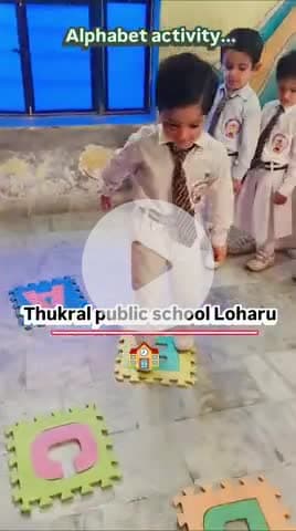 Alphabet activity || Thukral public school Loharu