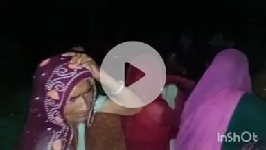 टोंक: बीसलपुर गांव के लोग विभिन्न मांगों को लेकर बांध किनारे धरने पर बैठे हैं, रात्रि में भी धरना जारी